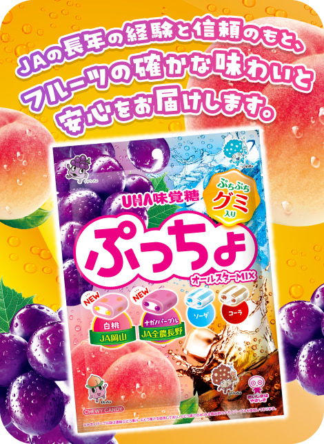 JAの長年の経験と信頼のもと、フルーツの確かな味わいと安心をお届けします。