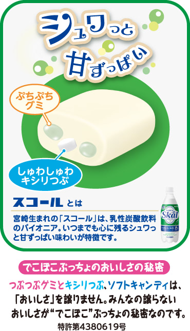 シュワっと甘ずっぱいスコール味